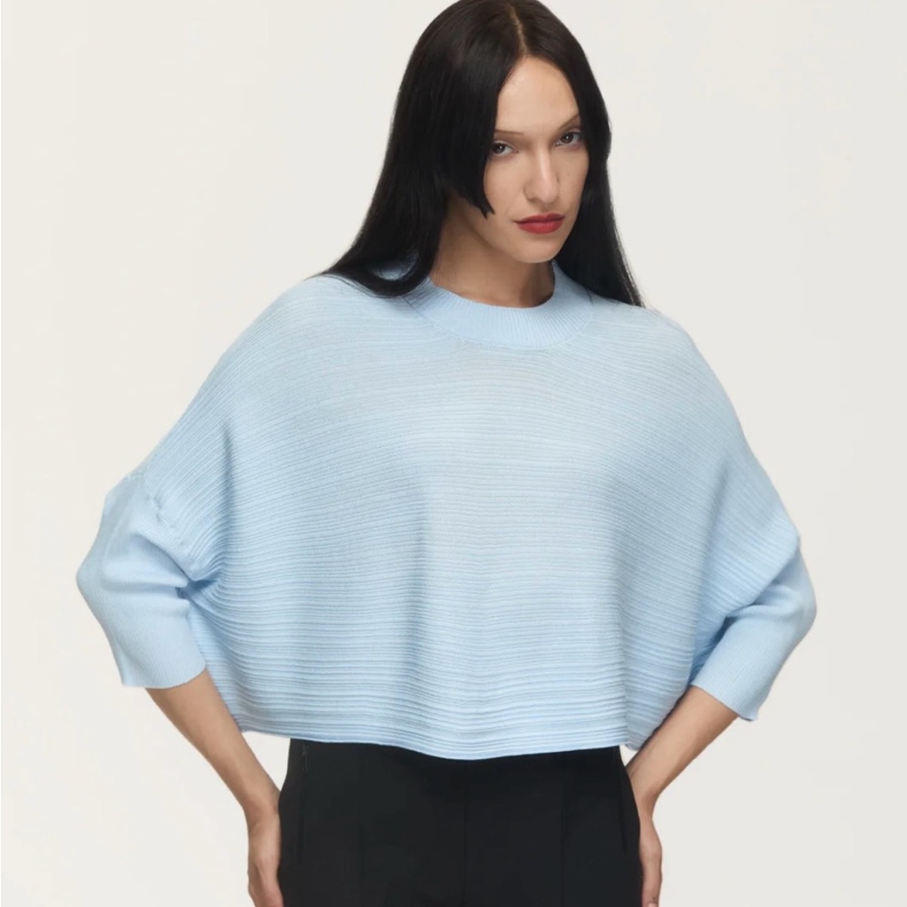 NWT Karisma Aiko Aja Crop Top in Baby Blue